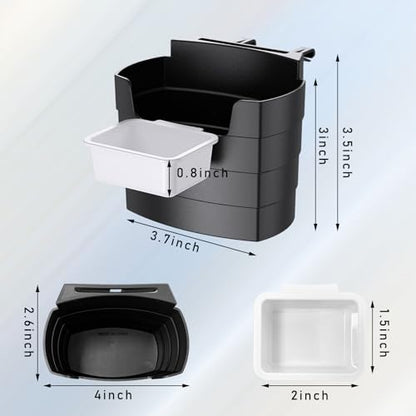 Car French Fry Holder, Multi-Purpose Vehicle French Fries Cup Holder with Sauce Holder, Auto Air Outlet Fast Food Drink Cup Holder Expander for Small Items, Car Accessories