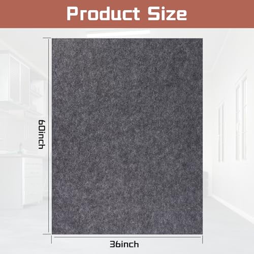 Garage Floor Mats Oil Spill Mat, Premium Absorbent Oil Pad, Waterproof Mats, Reusable, Washable, Protect Garage Floor Surface from Spill & Stain (36" x 60") - size: 3' x 5'