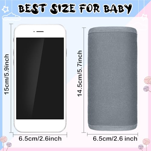 Riakrum 6 Pieces Car Seat Strap Pads Covers for Baby Kids, Carseat Strap Covers Shoulder Pads, Soft Seat Belt Cover for Infant Stroller Safety Belt Cushion for Boy and Girl, 2.4 x 5.7 Inches(Gray) - color: Gray