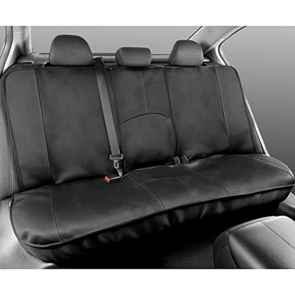Motor Trend SpillGuard Car Seat Covers Full Set Waterproof – Neoprene Seat Protectors with Split Rear Bench, for Auto Truck Van and SUV