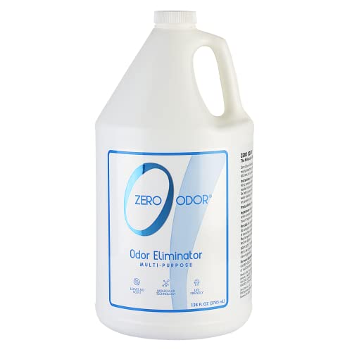 Zero Odor - Multi-Purpose Strong Odor Eliminator for Home, Office, Car, Bathroom, Hotel, Room Deodorizer, and Odor Neutralizer, 128oz Refill - size: 128 Fl Oz (Pack of 1)