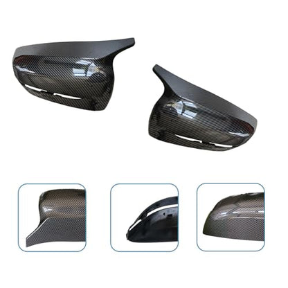 Carbon Fiber Side Mirror Caps Replacement for 2017-2022 B-MW 3 Series G20 320i 325i 330i 5 Series G30 525i 530i 540i M Sport Accessories