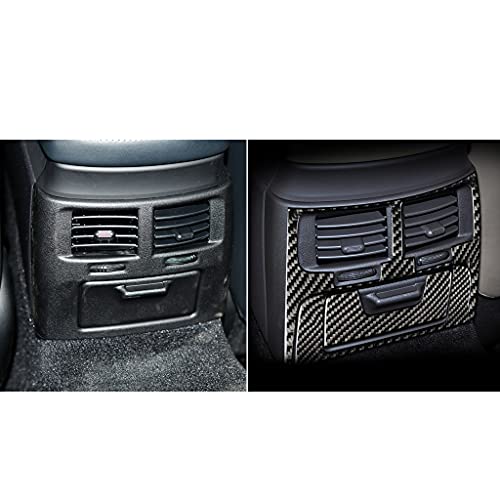 NVCNX Real Premium Carbon Fiber for Lexus IS250 is 250 IS350 2006-2013 2007 2008 2009 2010 2011 2012 / IS250C IS350C 2010-2015 Accessories Car Rear Air Vent Panel Cover Interior Trim Sticker 3PCs - color: Rear Air Vent