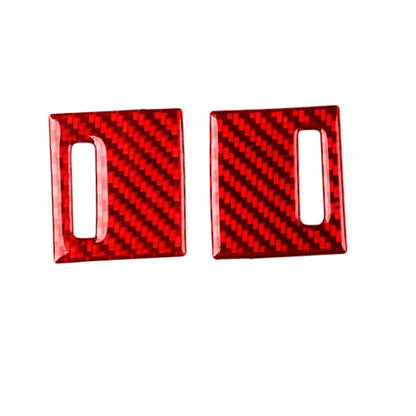 Real Red Carbon Fiber Car Driver Side AC Vent Rotary Control Switch Soft Sticker Auto Interior Trim Compatible with Ford Explorer(U625)XLT/Limited/ST/Platinum/Platinum Hybrid 2020 2021 2022 2023 - color: Driver Side Ac Vent Control Panel