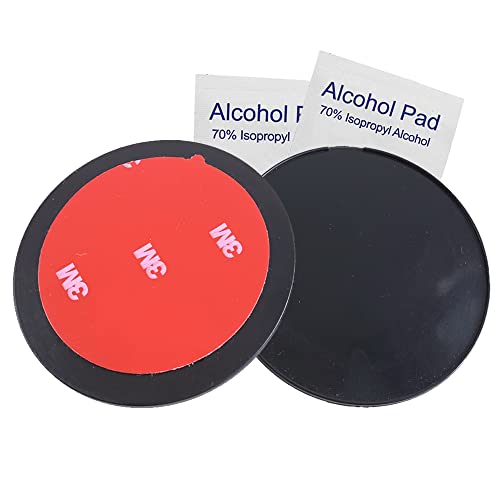 70mm Adhesive Dashboard Pad Mounting Disk with Adhesive for Suction Cup Phone Mount & for Garmin GPS Suction Mount | 2.76" Wide Diameter 2 Pcs - size: 70mm