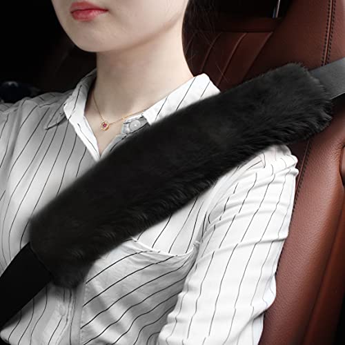 GAMPRO Car Seat Belt Pad Cover, 2-Pack Soft Car Safety Seat Belt Strap Shoulder Pad for Adults and Children, Suitable for Car Seat Belt, Backpack, Shoulder Bag - color: 2A