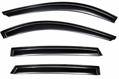 2024-2026 Tape-On Rain Guards for Chevrolet Chevy Trax Side Window Visor Deflectors Extra Thick Tinted Vent Shades LS 1RS LT 2RS ACTIV 2025 - size: For Chevy Trax 2024-2026