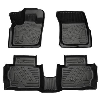 Fusion Floor Mat - All Weather Waterproof Durable Anti-Slip Odorless Custom-Fit TPE Front and Rear Row Set Floor Liner Compatible with 2013-2020 Ford Fusion - size: for Ford Fusion 2013-2020