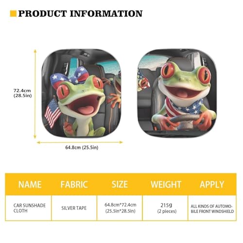 Car Window Sun Shade,Chameleon 2 PCS Auto Shade for Windshield Visor,Block UV Reflect Heat to Keep Your Car SUV Truck Cool - color: Chameleon