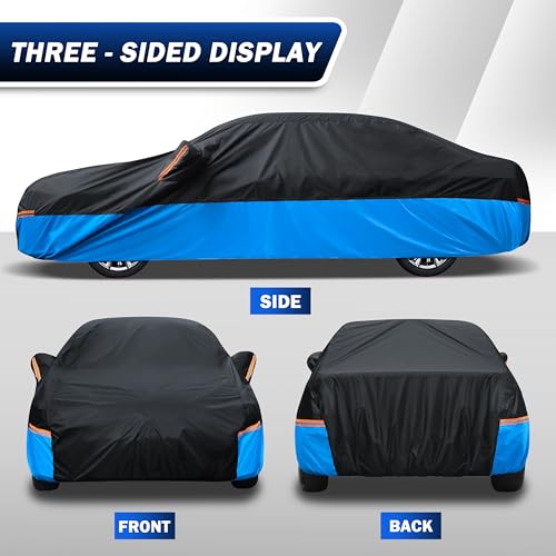 Car Cover Waterproof All Weather Outdoor Windproof Dustproof UV Protection Fit SUV - color: 3 SUV Car Cover, size: S3-Fit Suv Length 191-201 inch