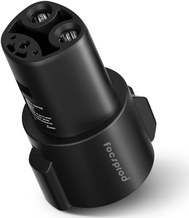 FOCSPROD J1772 to Tesla Charger Adapter, Max 80A 250V Fast Charging J1772 to NACS Adapter for Tesla Model 3/Y/X/S/Cybertruck Charging Adapter, Compatible with J1772 EV Charge to Tesla Adapter -UL 2252 - size: For Tesla Evs