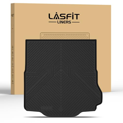 LASFIT Cargo Mat for Dodge Charger Daytona 2024 2025 Scat Pack & R/T (Fit 2-Door, Not for 4-Door), All Weather TPE Custom Fit Trunk Mats Cargo Liners, Black - style: 5) Charger Daytona | 2024-2025 | Trunk Mat