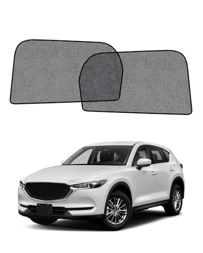 Car Window Shade for Mazda CX-5 2017-2023,2 Pack UV & Glare Protection, Breathable Privacy Screen, Insect & Bug Blocker Magnetic Mesh Side Rear Sun Shades for Baby Camping, Napping & Travel - size: 2PC for Mazda CX-5(2017-2023)