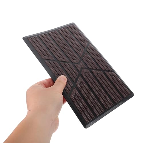 UKCOCO Car Floor Mat with Anti-Slip Pedal Pad, Full Coverage Plastic Automotive Floor Liner Rug for Cars and Suvs, Rear Cargo Protection Mat for Vehicle Interior