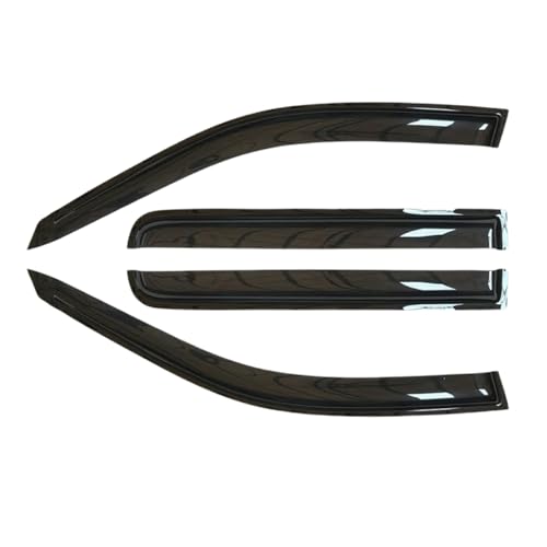 Original 4pcs Window Shade, Outside Mount Tape-On Rain Guards Set, Nice Side Window Visors Compatible with 1997-2016 Ford Expedition 1998-2017 Lincoln Navigator 94233 - size: For Expedition/Navigator