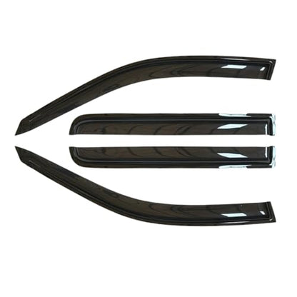 Original 4pcs Window Shade, Outside Mount Tape-On Rain Guards Set, Nice Side Window Visors Compatible with 1997-2016 Ford Expedition 1998-2017 Lincoln Navigator 94233 - size: For Expedition/Navigator