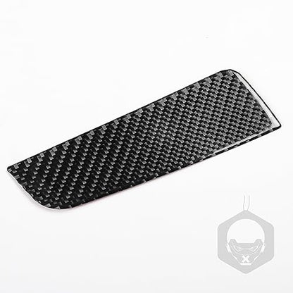 NVCNX Real Premium Carbon Fiber Car Dashboard Warning Light Switch Button Panel Cover Decal Compatible with Toyota RAV4 2013 2014 2015 2016 2017 2018 Interior Dash Trim Accessories 3PCS Black - color: Dashboard Warning Light Switch Panel Trim