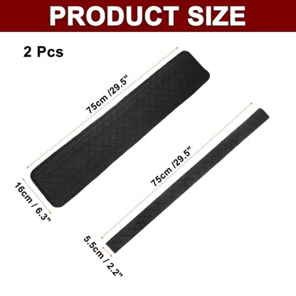 HARFINGTON 2pcs Shoulder Strap Cushions 29.5 Inch Car Seat Belt Pads Cover Auto Seatbelt Strap Shoulder Pad Automotive Seat Belt Cushion Pad for Auto SUV Truck, Black - color: Black, size: 29.5 Inch