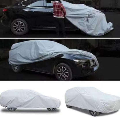 Car Cover Waterproof All Weather for Automobiles, All Weather Season UV Protection Snowproof Outdoor Full Cover Universal Fit All Car,Rain Winter Sun Protection Cover - color: 400*160*120cm