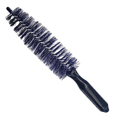 Set of 3 Wheel Cleaning Brushes kit, Tire Rim Brush for Car, Motorcycle or Bicycle Tire Washing Tool (Black)