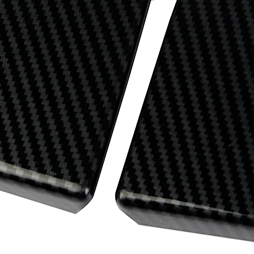 Carbon Fiber Style Front Side Window Triangle Cover Trim Exterior Accessories for 2019-2026 GMC Sierra/Chevrolet Silverado 1500