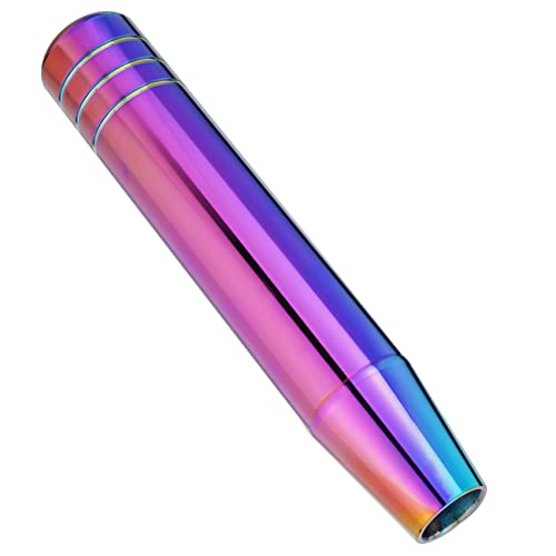 Abfer Long Shift Knob Car Gear Stick Weighted Shifter Knobs Extension Metal Shifting Lever Fit Most Manual Automatic Transmission Vehicle (Multicolor) - color: Multicolor