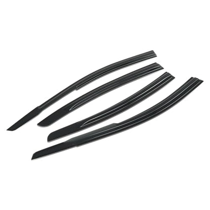 Auto Dynasty Rain Guards Tape-On Compatible with 2017-2020 Elantra 4pcs Window Visors Deflectors - size: 17-20 Elantra