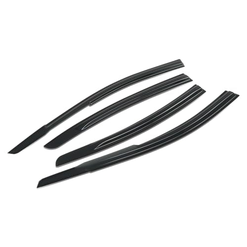 Auto Dynasty Rain Guards Tape-On Compatible with 2017-2020 Elantra 4pcs Window Visors Deflectors - size: 17-20 Elantra