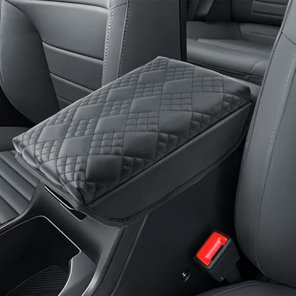 BIBIBO for 2025 Kia K4 Center Console Armrest Cover 2025 Kia K4 EX/LX/GT-Line/GT-Line Turbo Arm Rest Cover 2025 Kia K4 Accessories 2025 K4 Armrest - color: Black-for 2025 Kia K4