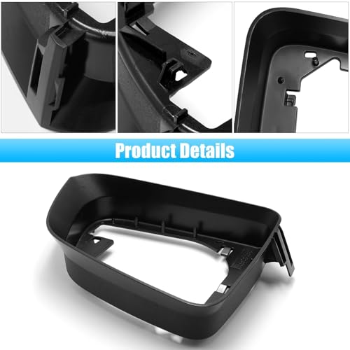Jaronx Compatible with Tesla Model Y Side Mirror Cover Housing 2018-2025, Right Passenger Side Door Wing Rearview Mirror Frame Cover Compatible with Tesla Model Y Accessories - size: Model Y Right