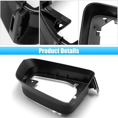 Jaronx Compatible with Tesla Model Y Side Mirror Cover Housing 2018-2025, Right Passenger Side Door Wing Rearview Mirror Frame Cover Compatible with Tesla Model Y Accessories - size: Model Y Right