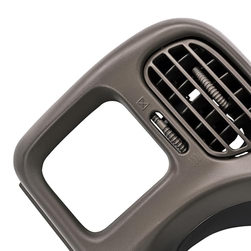 KUAFU Dash Trim Bezel Compatible with 1998-2004 Chevy Chevrolet S10 Blazer GMC Jimmy Paint ABS Plastic Beige Fit Single Din Radio - color: Beige