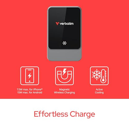 Verbatim Charge 'n’ Drive Magnetic Wireless Car Charger - style: Magnetic Wireless