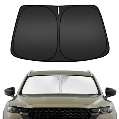 ARISMOTOR Windshield Sun Shade for Mazda CX-50 2023-2025 2026, Custom Fit Foldable Front Window Sunshade Sun Visor Protector, Block UV Rays Keep Your Car Cooler - size: for Mazda CX-50 2023-2026