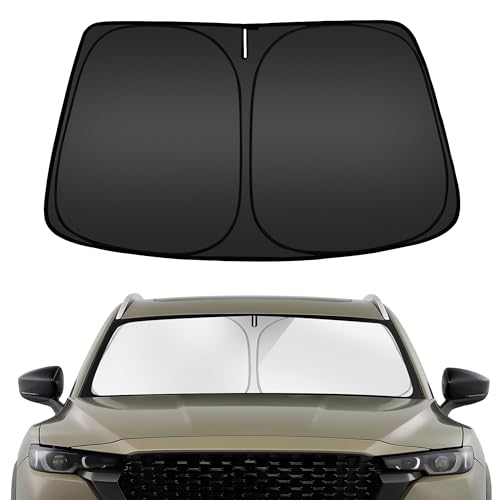 ARISMOTOR Windshield Sun Shade for Mazda CX-50 2023-2025 2026, Custom Fit Foldable Front Window Sunshade Sun Visor Protector, Block UV Rays Keep Your Car Cooler - size: for Mazda CX-50 2023-2026