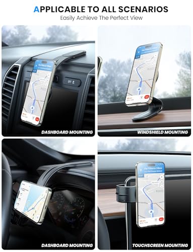 eSamcore [Size：2.83" X 1.77" 2 Pack Single-Sided 3M VHB Adhesive Pad with Loop Strip Replacement Only Compatible with Magsafe Car Mount Detachable【#253】 - size: Standard