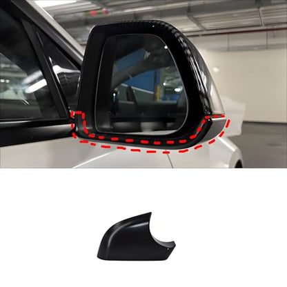 fit For Tesla Model Y Front Wing Mirror Cover Holder Lower Tray 2018-2024， Side Mirror Bottom Cover Replacement for Tesla Model Y Wing Repair (right side black) - size: Model Y Right Side Black