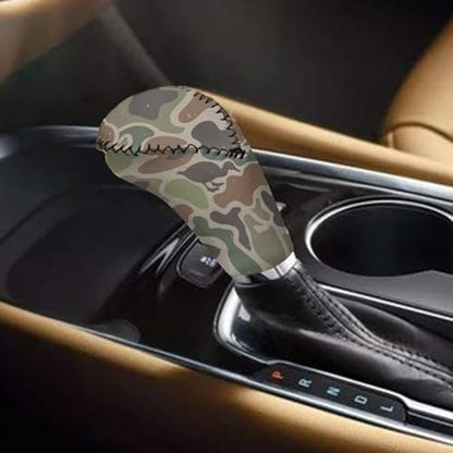 Handbrake and Gear Shift Knob Cover 2 Piece Automobile Hand Brake Cover Car Interior Accessories - color: Duck Camo Pattern