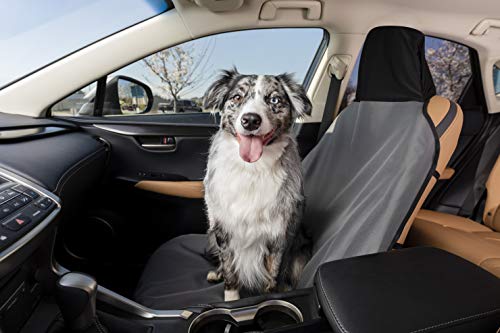 PetSafe Happy Ride Waterproof Bucket Seat Cover for Dogs and Pets - Fits Cars, Trucks and SUVs - Waterproof Area Protection - Grey - color: Grey, style: Bucket