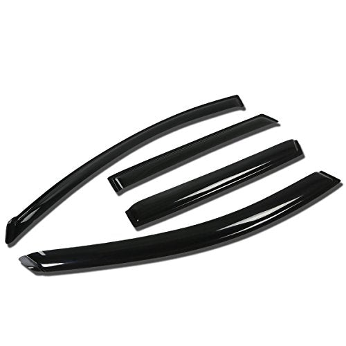 Auto Dynasty Replacement for Rogue 4pc Tape-On Window Visor Deflector Rain Guard - size: 09-14 Nissan Rogue