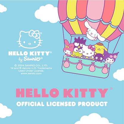 Hello Kitty Steering Wheel Cover Official Sanrio Car Accessory Universal Size 14.5 to 15 Inch Cute Red Design for Women Girls Sedans SUVs Trucks, Anti-Slip Grip, Stretch-Fit Design - style: Hello Kitty Red