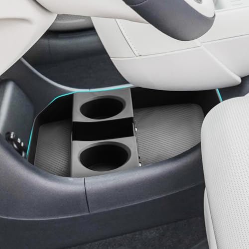 SHAOHAO for 2026 Hyundai Palisade Lower Organizer for 2026 Hyundai Palisade Accessories Under Console Organizer Tray, 2026 Palisade LX3 Buttom Insert Stoage Box with Cup Holder (Only for 7-Seat) - color: 2026 Palisade (Only for 7-Seat)