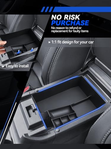 for 2025 Outback Center Console Organizer Subaru Outback Legacy 2020-2022 2023 2024 2025 Accessories Armrest Tray Middle Storage Box Insert Container Durable ABS Plastic-Upper Box - size: for 2020-2026 Outback & Legacy