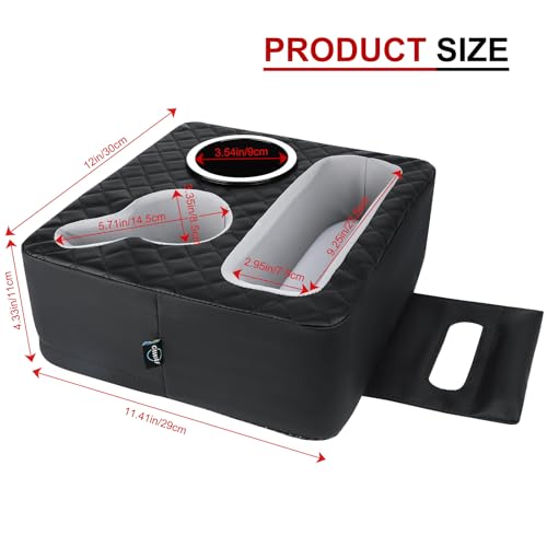 Car Cup Holder, Back Seat Car Organizer, Truck Bed Organizer, Couch Cup Holder Expander for Sofa Bed, Boat Tray, Organizer Holds Drinks, Snacks, Cell, Phone for Boat Sofa Truck - style: Classic Style