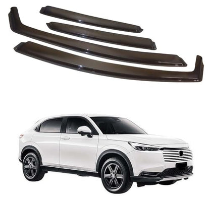 in-Channel Car Window Rain Guard Compatible with Honda HR-V (2022~2026) 4pcs, Taiwan Made Precise & Transparent Car Wind Deflectors No Water Leakage Visors - size: HR-V (2022+) 4pcs
