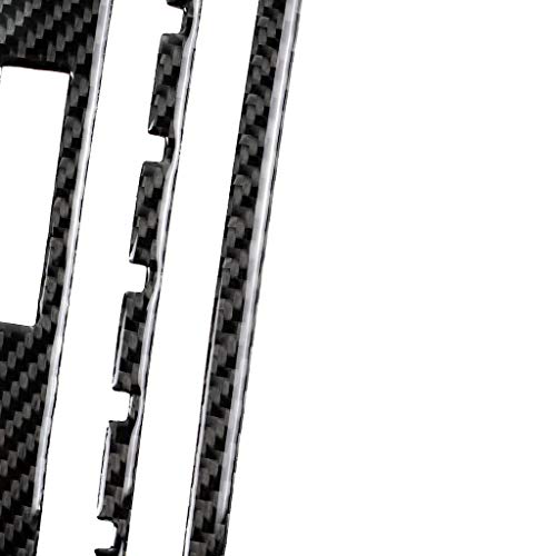 NVCNX Car Dashboard CD Panel Dash Cover Decal Compatible with Lexus IS250 2014 2015 / IS200t 2016 2017 / IS300 2016-2020 / IS350 2014-2020 Carbon Fiber Interior Trim Accessories Black - A - color: CD Panel - a
