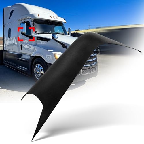 Mirror Arm Cover Fit for 2018-onwards Freightliner New Cascadia Mirror Arm Cover - Black, Driver or Passenger Side, Right,Single, ZK-8630-R