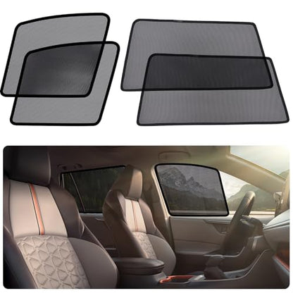 2019-2024 RAV4 Window Shades -Car Window Shade for Baby and Driver, Breathable Mesh Car Privacy Curtains for Side Windows, UV Protection and Heat Insulation for Road Trips, Napping - size: RAV4(2019-2024) 4PCS