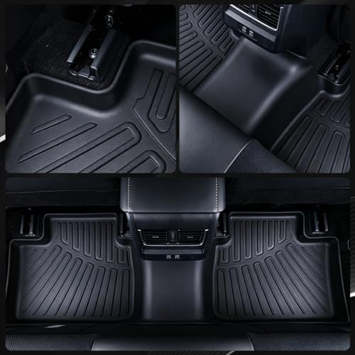 Floor Mats for 2023 2024 2025 Toyota BZ4X / 2026 BZ, TPE All Weather Protection Floor Liners with Cargo Mat for BZ4X Accessories - size: 2023-2025 Toyota Bz4x Mats