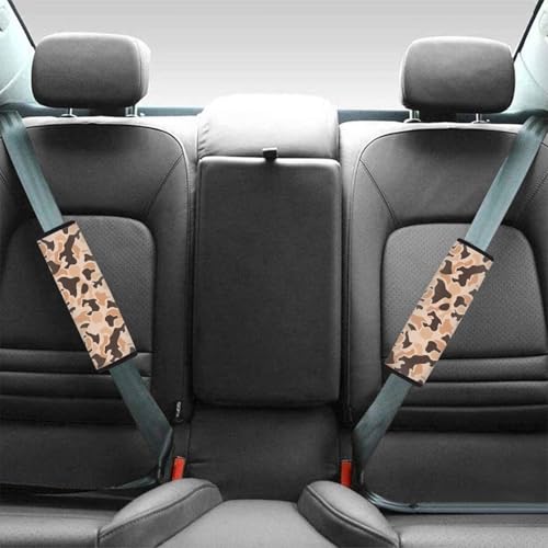 Duck Camo Car Seat Belt Cover Thickened 2-Pack Universal Car Seat Belt Pads Cover Anti-Slip Shoulder Strap Protect Universal Fit for Auto Truck Van SUV - color: Duck Camo